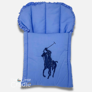 Classic Nest- Mid Blue Polo