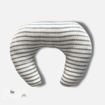 Nursing Pillow -Irish Grey Stripes