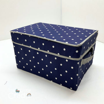 Organizer Box - Blue Polka Dots