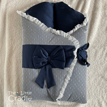 Aqiqah -Navy Blue with bow