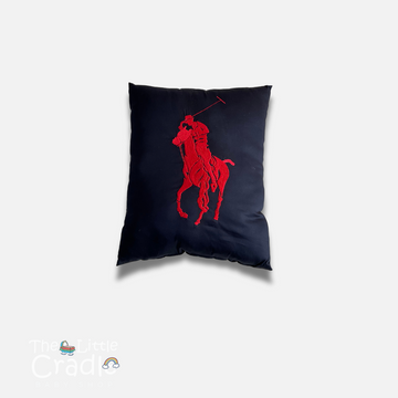 Signature Pillow - Red Polo