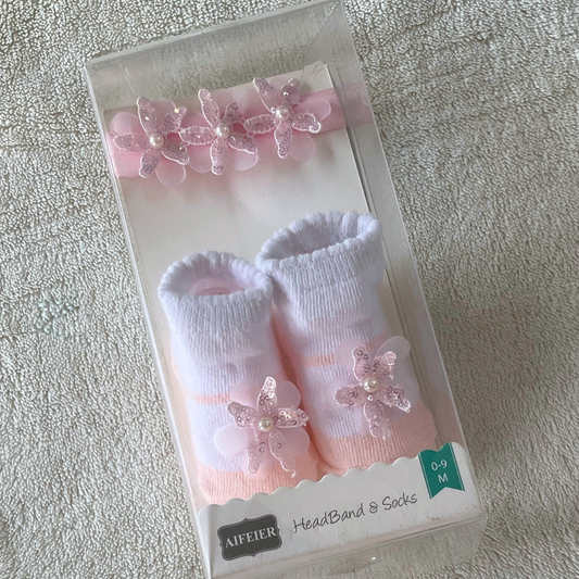 Baby Socks & Headband - SH7