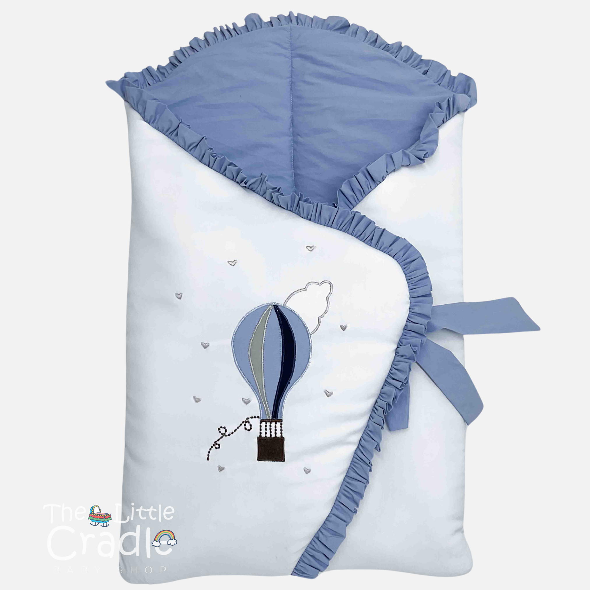 Classic Nest - Hot Air Balloon (heart) Blue