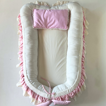 Cocoon- Pink & White