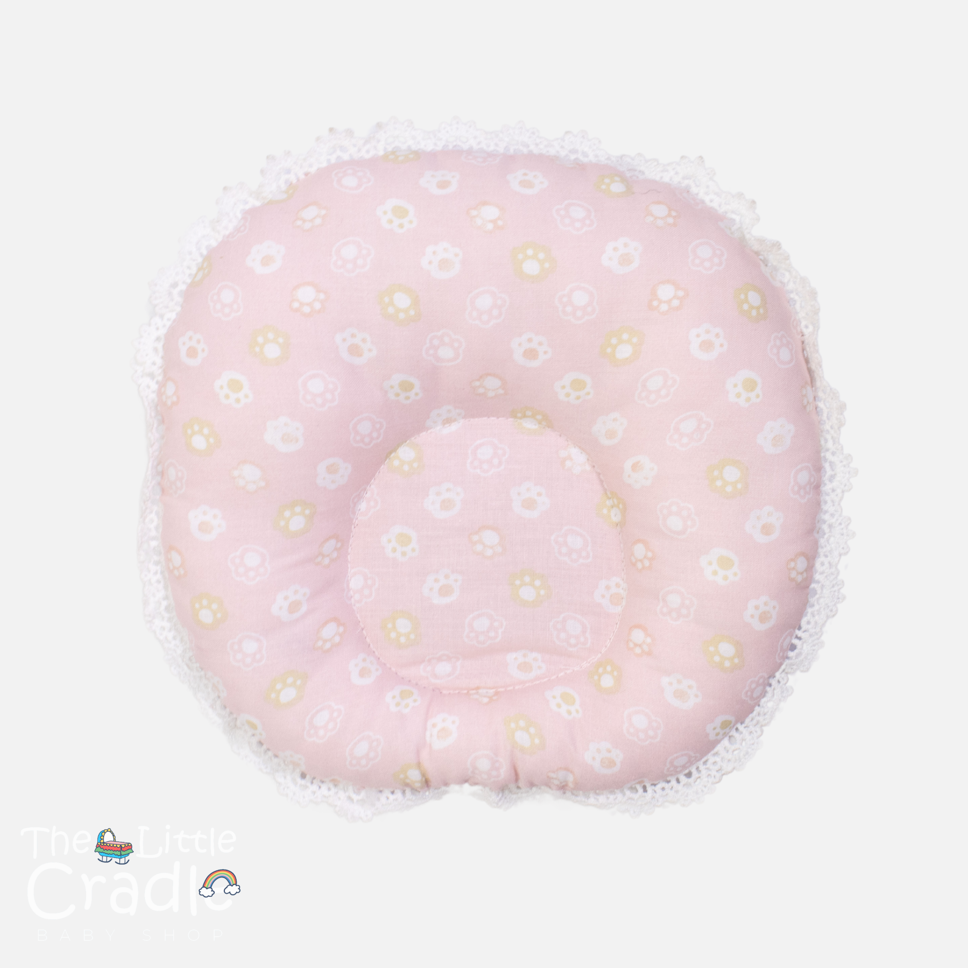 Head Pillow- Printed Pink