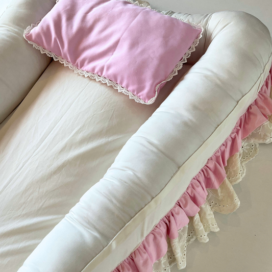 Cocoon- Pink & White