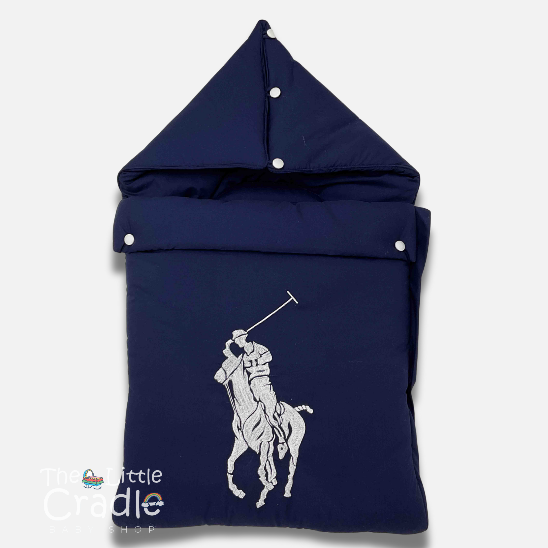 Classic Nest- Navy Hooded Polo