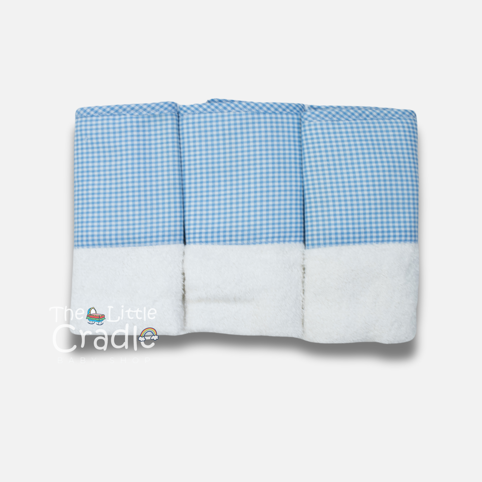 Hand Towel Set of 3 - Blue Checks