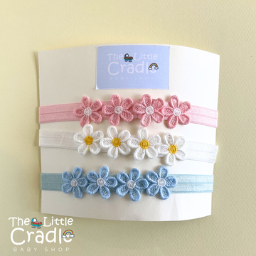 Baby Flower Headbands - F-04 Pack of 3