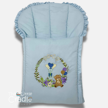 Classic Nest- Aqua Blue Teddy