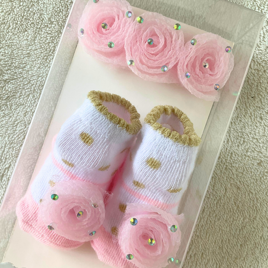 Baby Socks & Headband - SH6