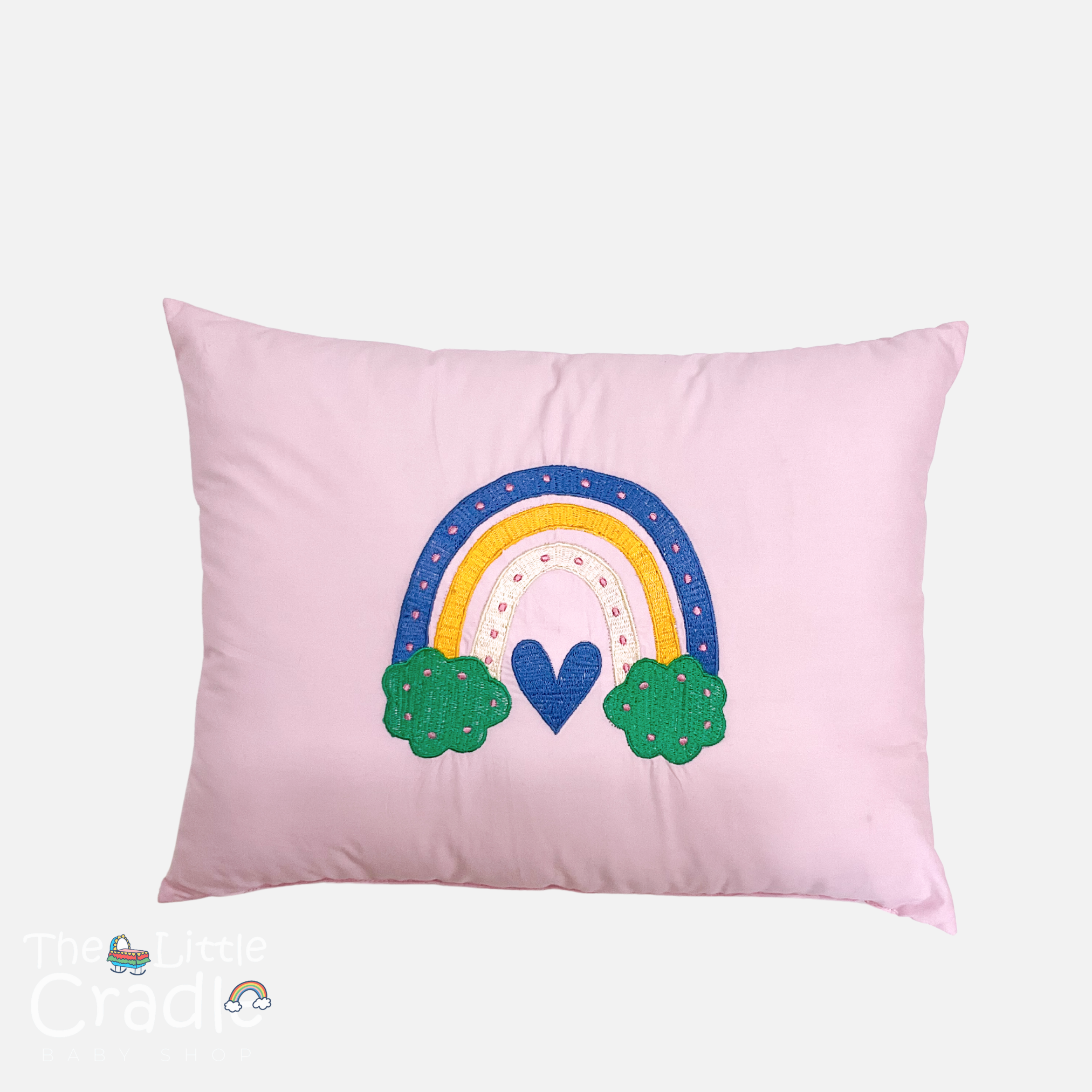 Signature Pillow - Pink Rainbow