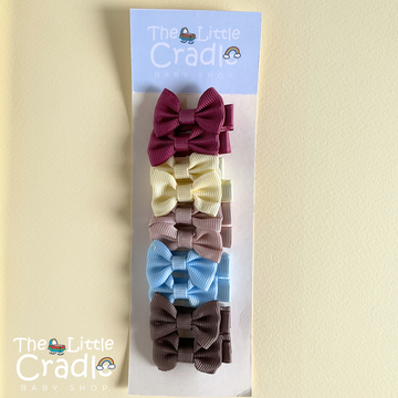 Baby Bow Clips - B01 Pack of 5