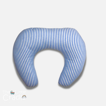 Nursing Pillow - Light Blue Stripes