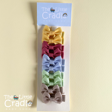 Baby Bow Clips - B02 Pack of 5
