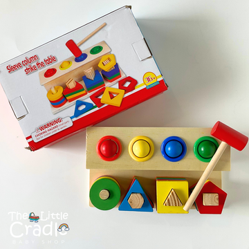 2-in-1 Hammer & Shape Sort Toy