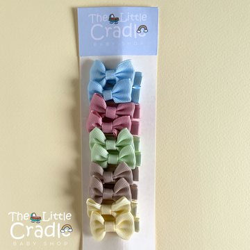 Baby Bow Clips - B03 Pack of 5
