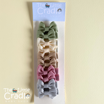 Baby Bow Clips - B04 Pack of 5