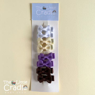 Baby Bow Clips - T04 Pack of 4