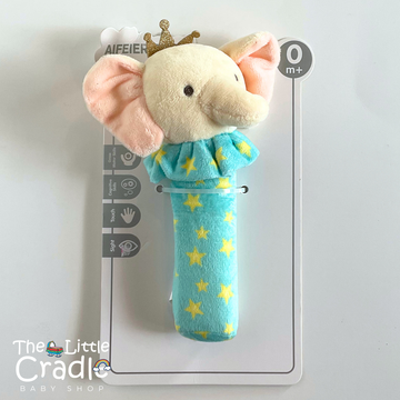 Baby Rattle Chu Chu Toy - Elephant (Crown)
