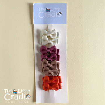 Baby Bow Clips - T10 Pack of 4