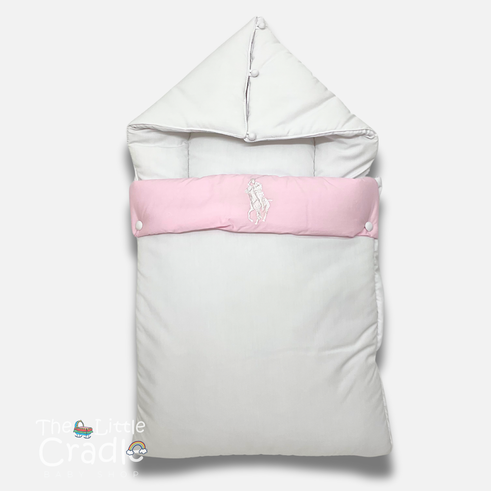 Classic Nest- Pink & White Polo