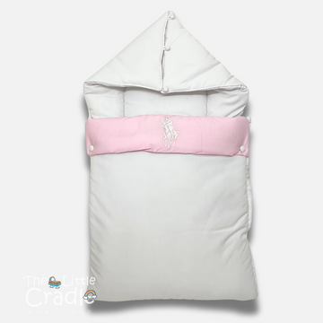 Classic Nest- Pink & White Polo