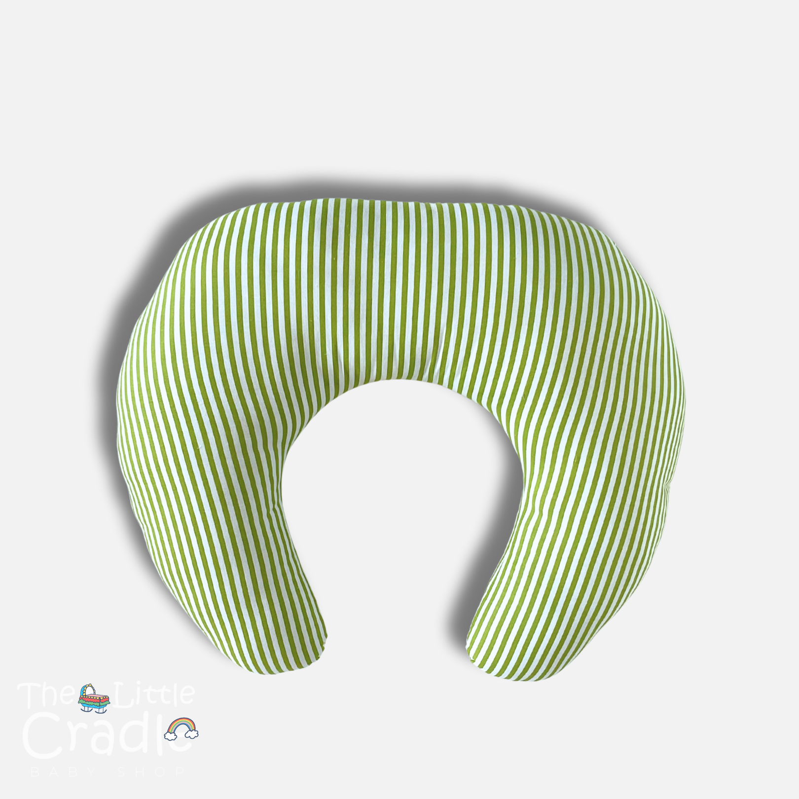 Nursing Pillow - Green Stripes