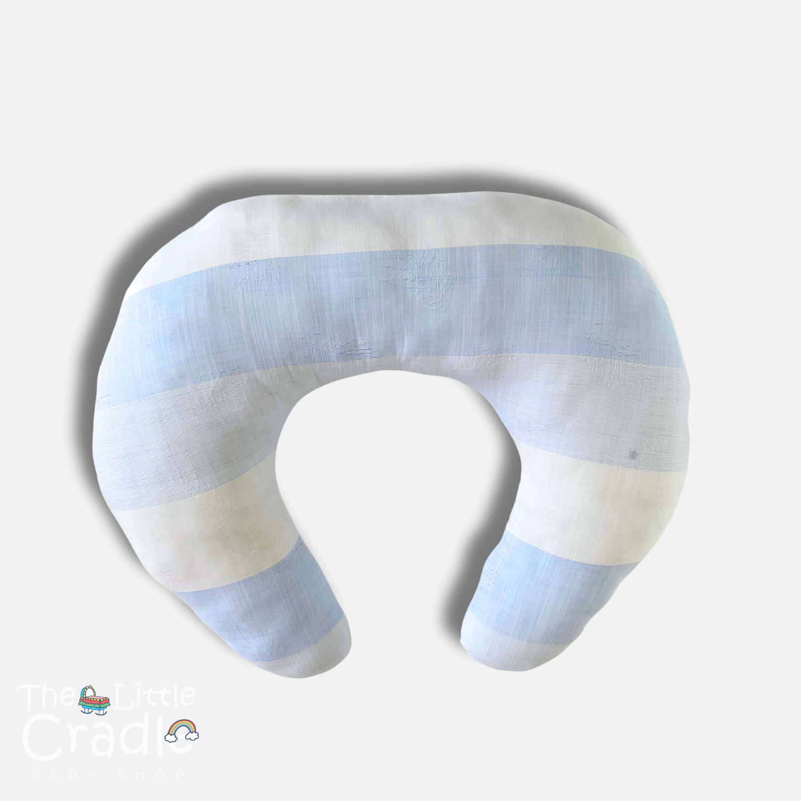 Nursing Pillow - Blue & White Stripes