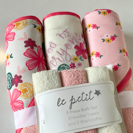 Hooded Towel Set + Facetowels- HT-08