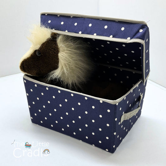Organizer Box - Blue Polka Dots