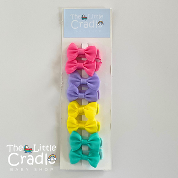 Baby Bow Clips - T13 Pack of 4