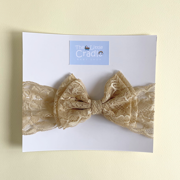 Fancy Double Bow Lace Headbands - D-02