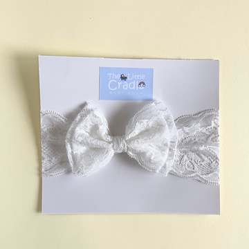 Fancy Double Bow Lace Headbands - D-03