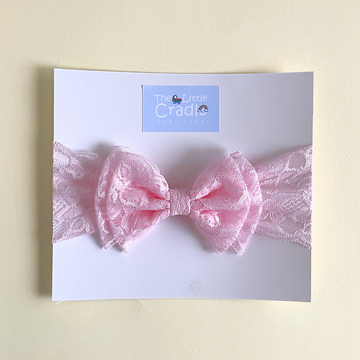 Fancy Double Bow Lace Headbands - D-04