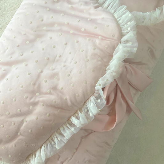 Aqiqah - Light Pink Polka Dots