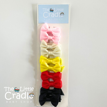 Baby Bow Clips - T14 Pack of 5