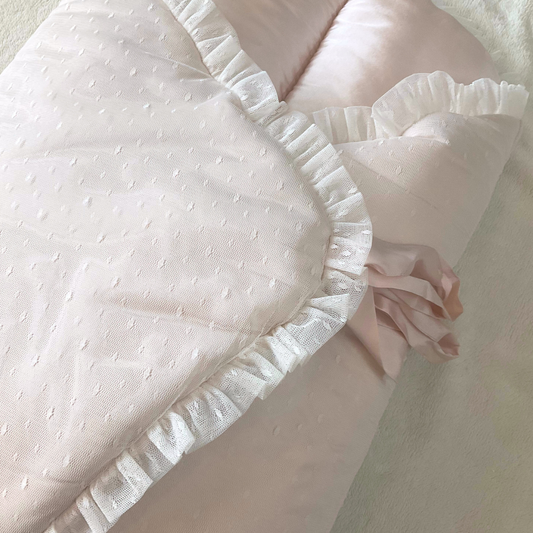 Aqiqah - Nude Pink Dots Silk