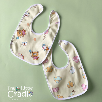 Cartoon Bibs-Pack of 2 B03