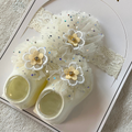 Headband & Socks Set - Cream