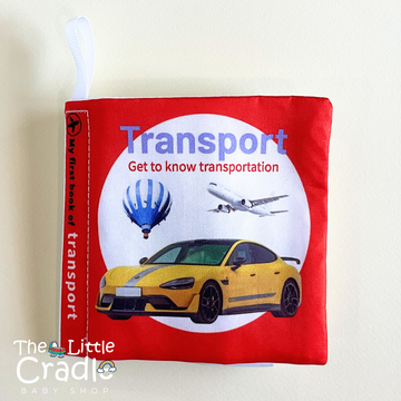Cloth Book -  Transport ( White Color Inside)