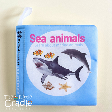 Cloth Book -  Sea Animals ( White Color Inside)