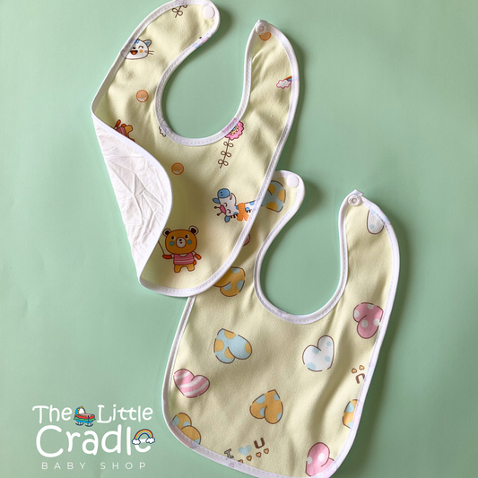 Cartoon Bibs-Pack of 2 B03