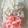 Baby Rose & Bow Headbands - RB-03 Pack of 3