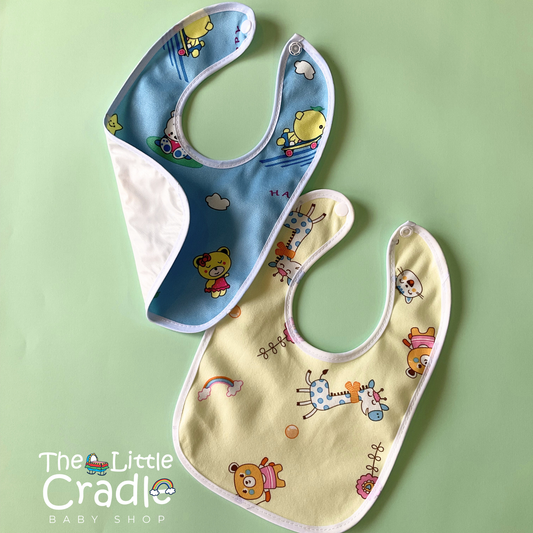 Cartoon Bibs-Pack of 2 B04