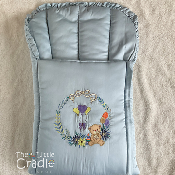 Classic Nest- Grey-Blue Teddy