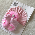 Turban Cap & Socks Set - Pink