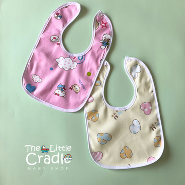 Cartoon Bibs-Pack of 2 B06