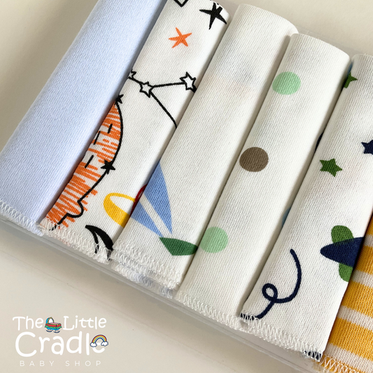 Burp Cloths - B0 Pack of 8