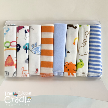 Burp Cloths - B02 Pack of 8